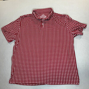 BURLEBO ALABAMA - CRIMSON Performance Polo - Men's XL